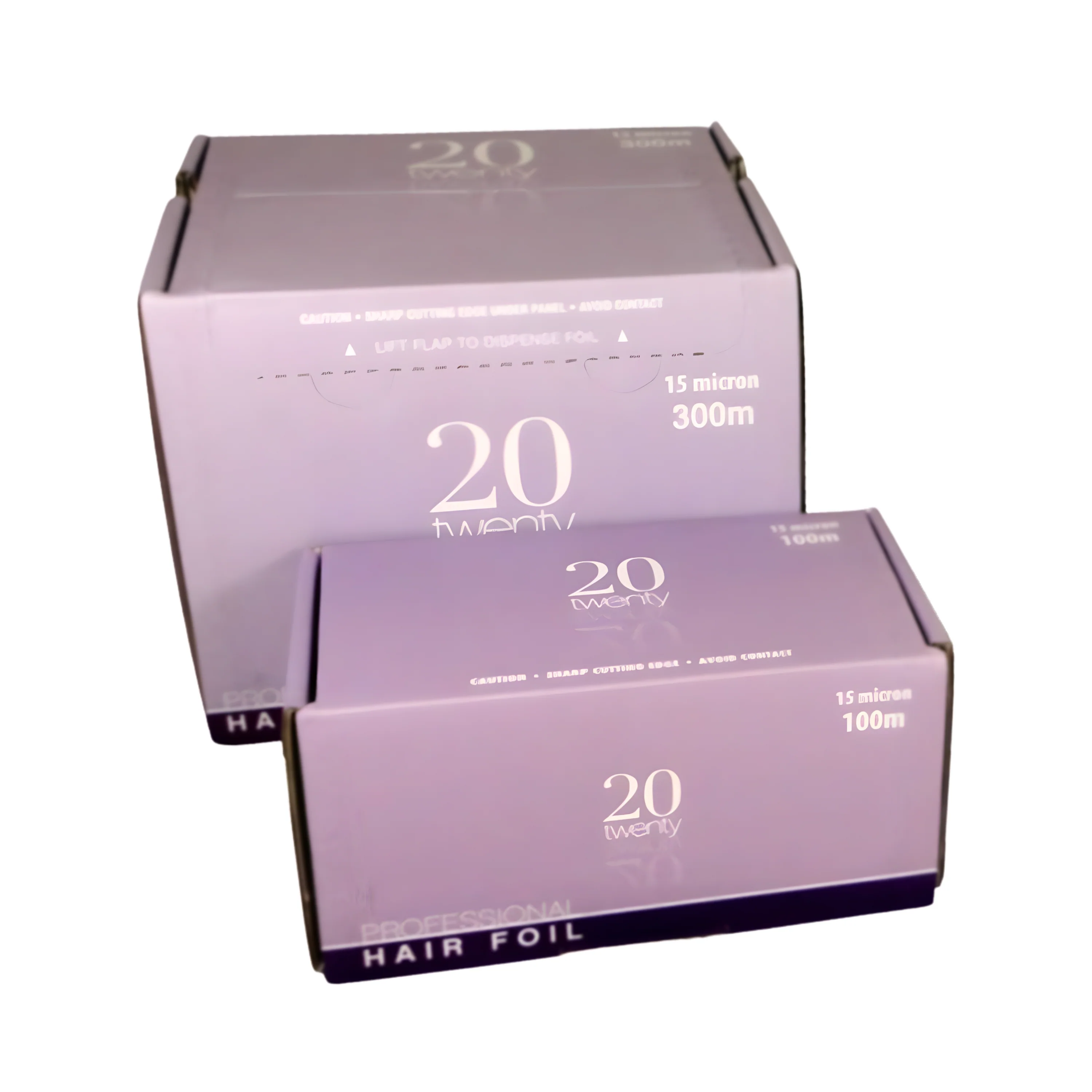 20 TWENTY PROFESSIONAL HAIR FOIL 15 MICRON 12CM X 100M - SILVER