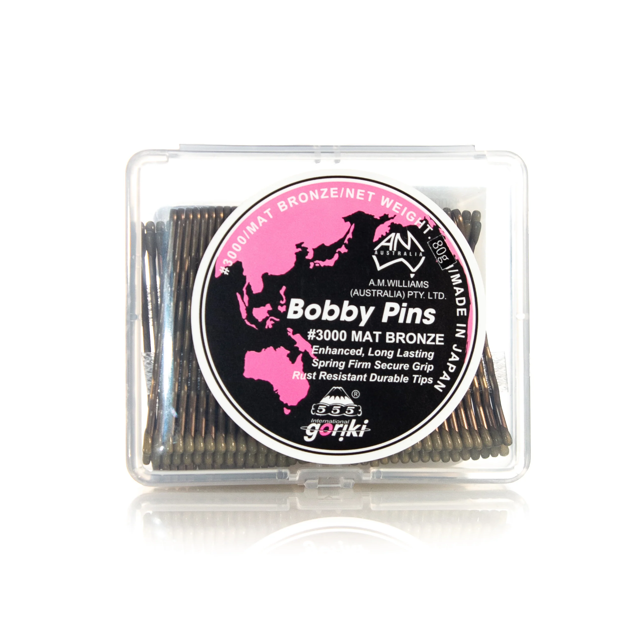 A M WILLIAMS 555 Matt Bobby Pins 2" | 80g, Various Colours - Image 2