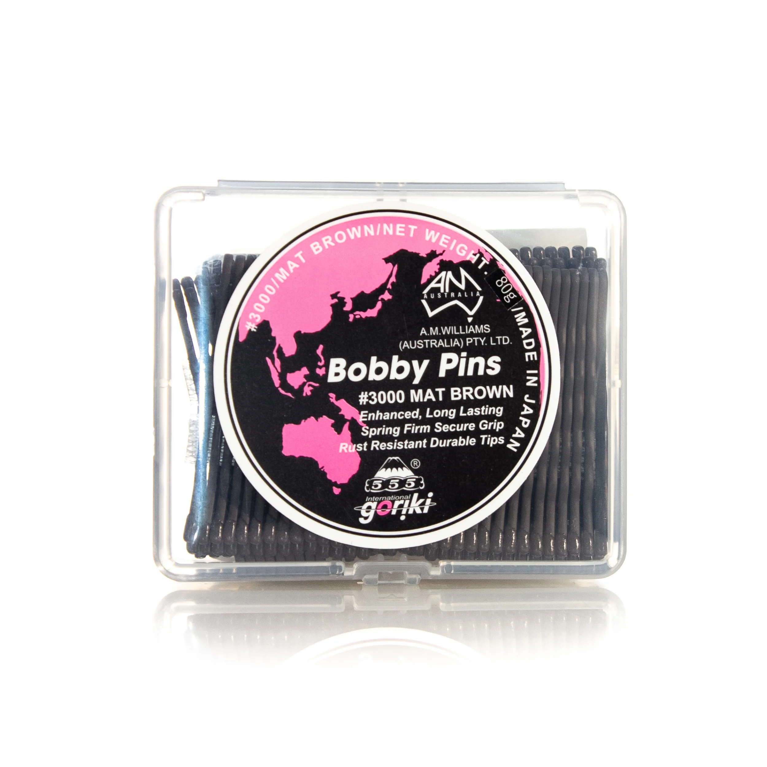 A M WILLIAMS 555 Matt Bobby Pins 2" | 80g, Various Colours - Image 3