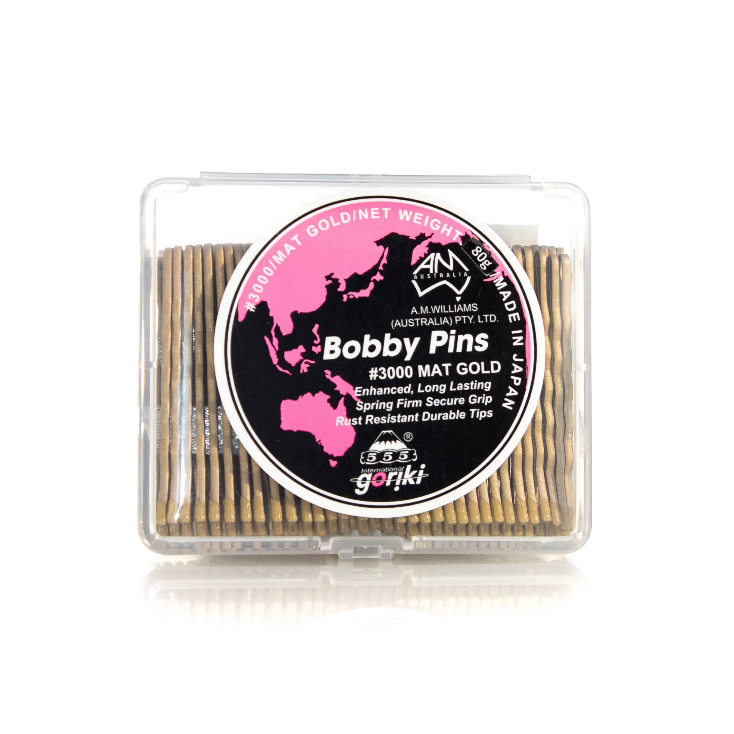 A M WILLIAMS 555 Matt Bobby Pins 2" | 80g, Various Colours - Image 4
