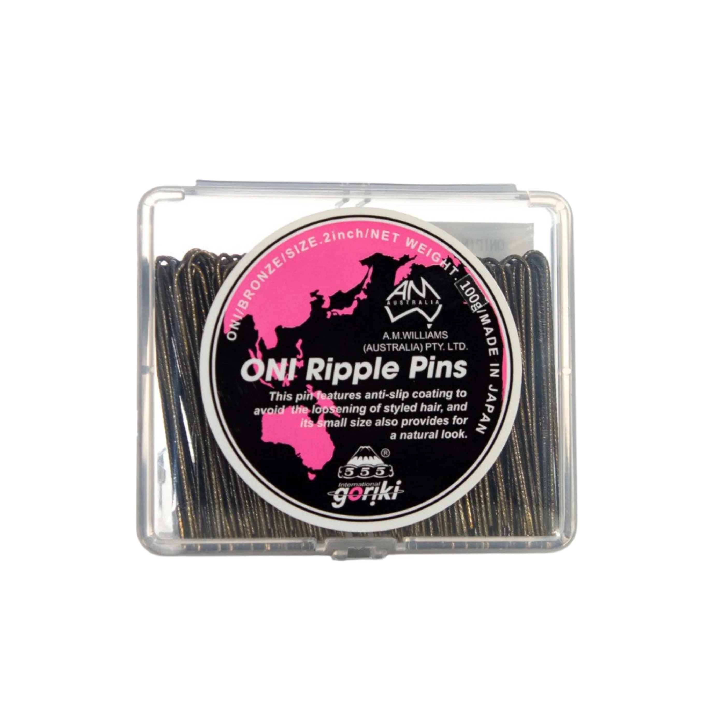 A M WILLIAMS 555 Oni Ripple Pins 2" | 100g, Various Colours - Image 3