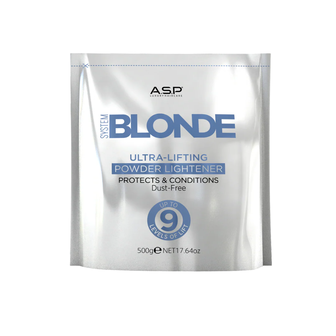 A.S.P SYSTEM BLONDE ULTRA LIFT 9 LEVELS BLEACH POWDER 500G