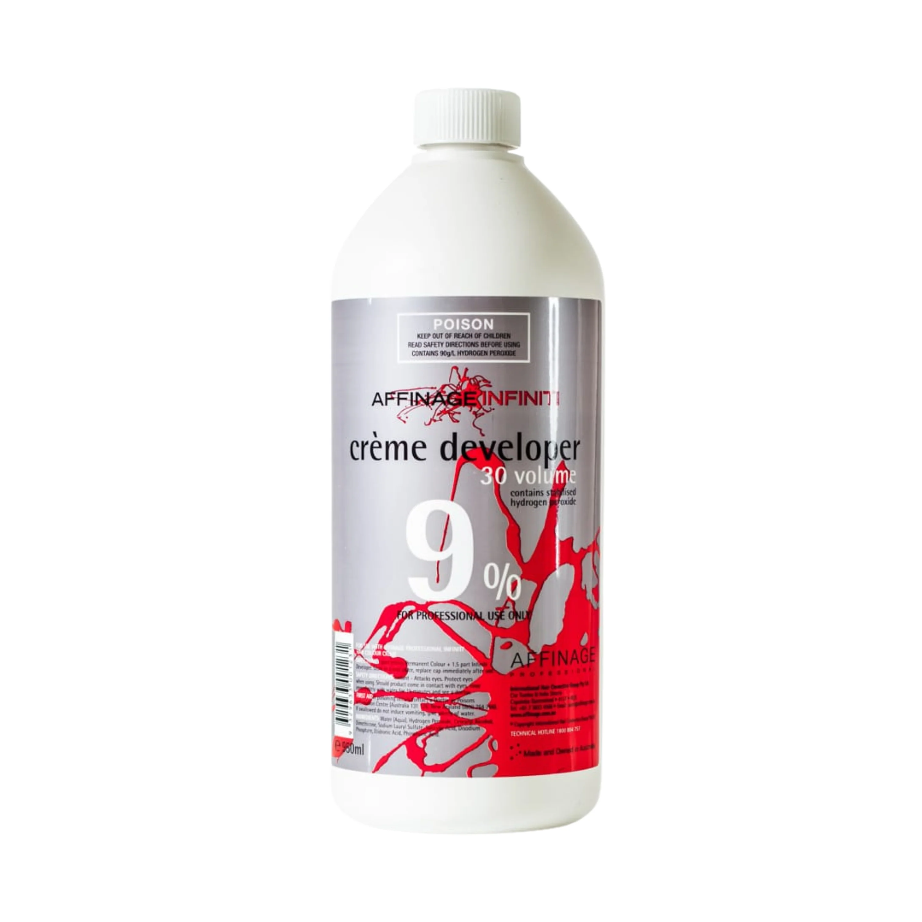 AFFINAGE Professional Infiniti Creme Developer 950ml  |  Various Strengths - Image 5