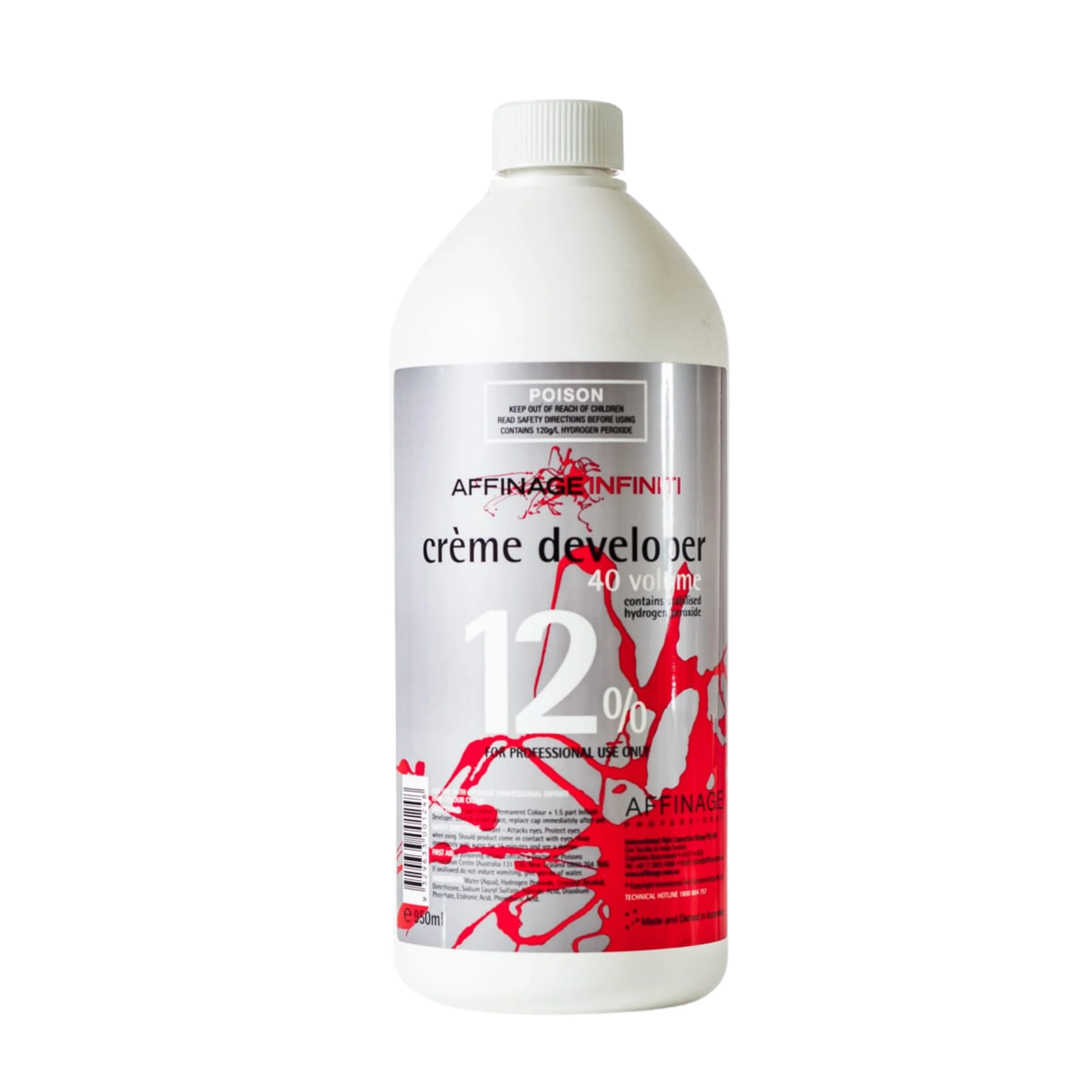 AFFINAGE Professional Infiniti Creme Developer 950ml  |  Various Strengths - Image 6