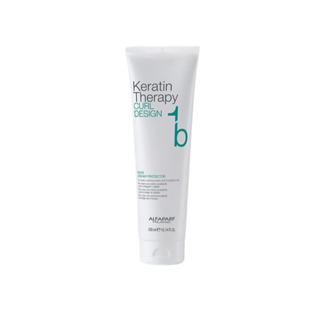 ALFAPARF MILANO KERATIN THERAPY CURL DESIGN 1B MOVE CREAMY PROTECTOR 300ML