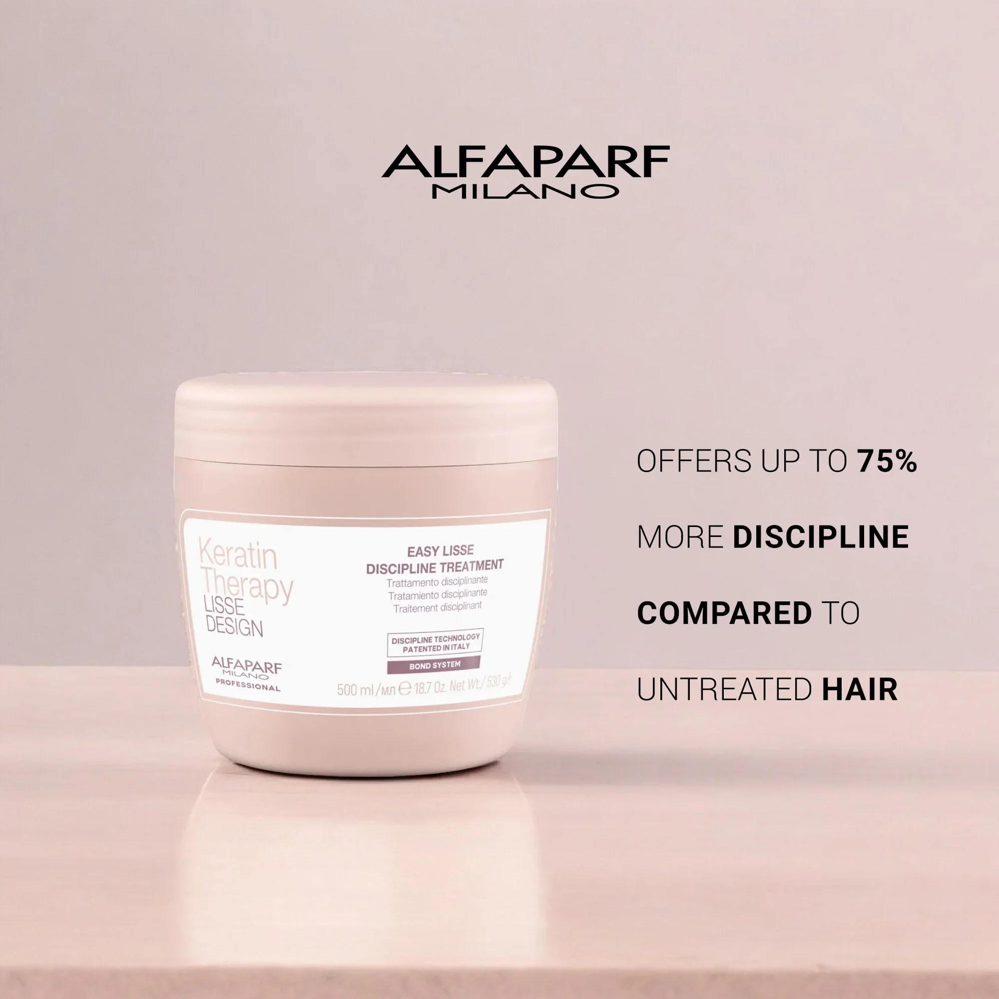 ALFAPARF MILANO KERATIN THERAPY LISSE DESIGN EASY LISSE 500ML - Image 2