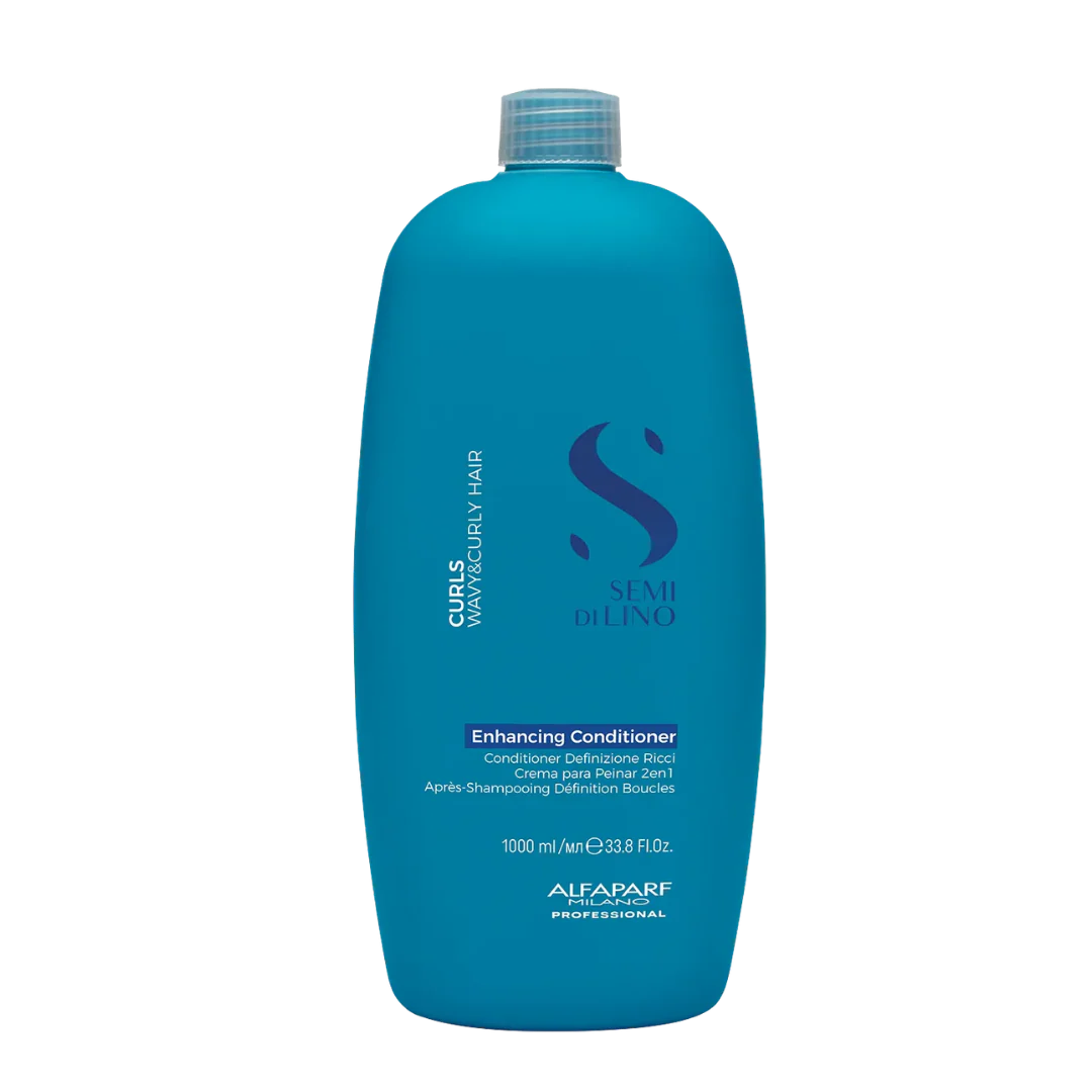ALFAPARF MILANO Semi Di Lino Curls Enhancing Conditioner | Various Sizes - Image 2