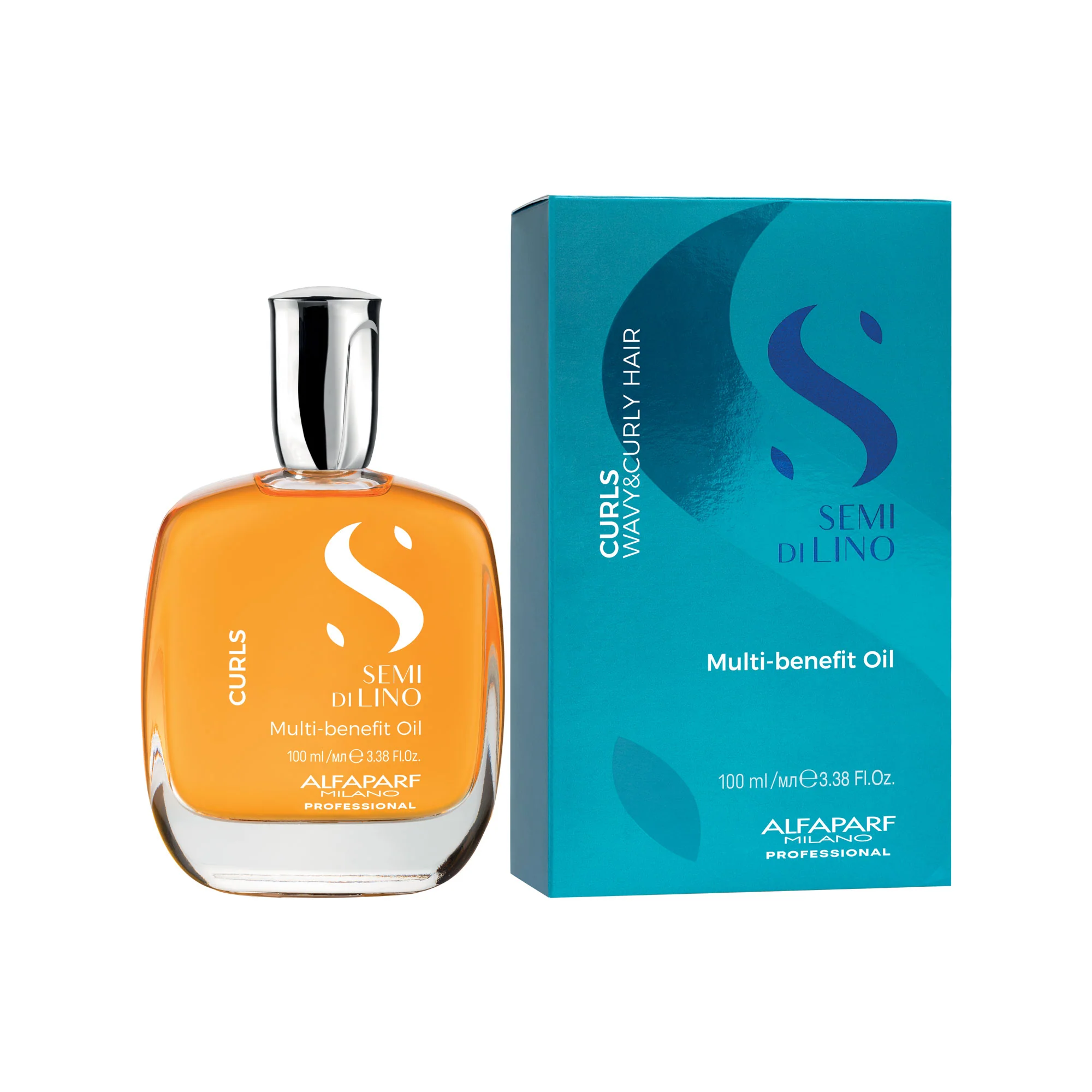 ALFAPARF MILANO SEMI DI LINO CURLS MULTI-BENEFIT OIL 100ML - Image 3