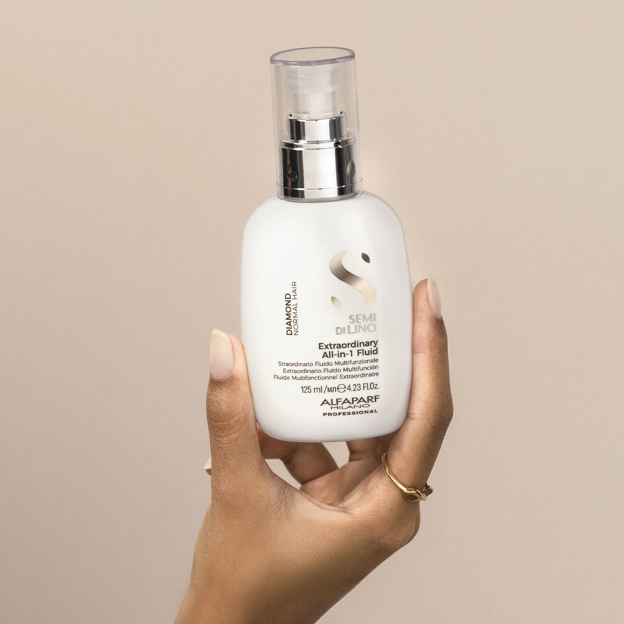 ALFAPARF MILANO SEMI DI LINO DIAMOND EXTRAORDINARY ALL-IN-1 FLUID 125ML - Image 3
