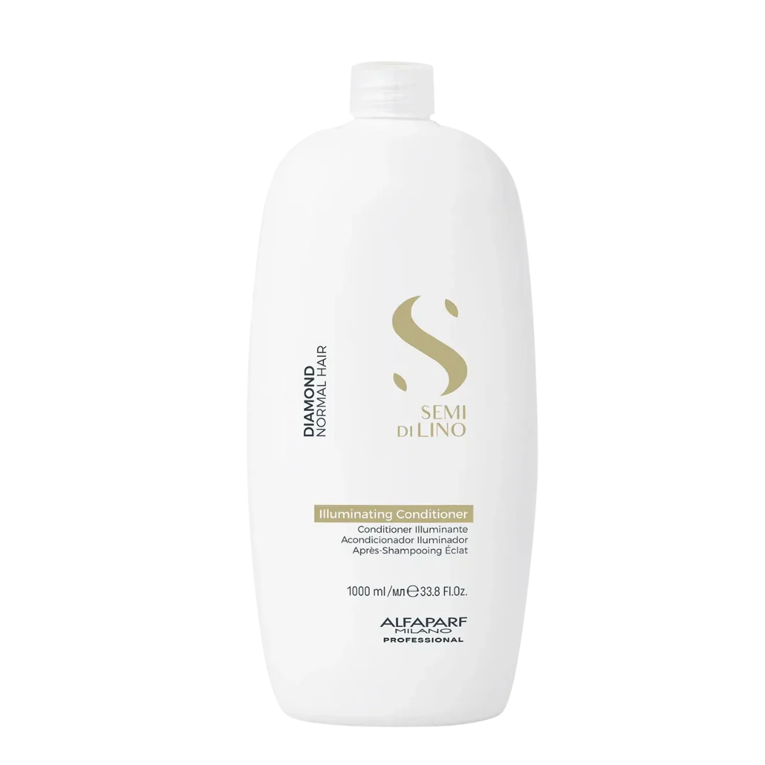 ALFAPARF MILANO Semi Di Lino Diamond Illuminating Conditioner | Various Sizes - Image 2