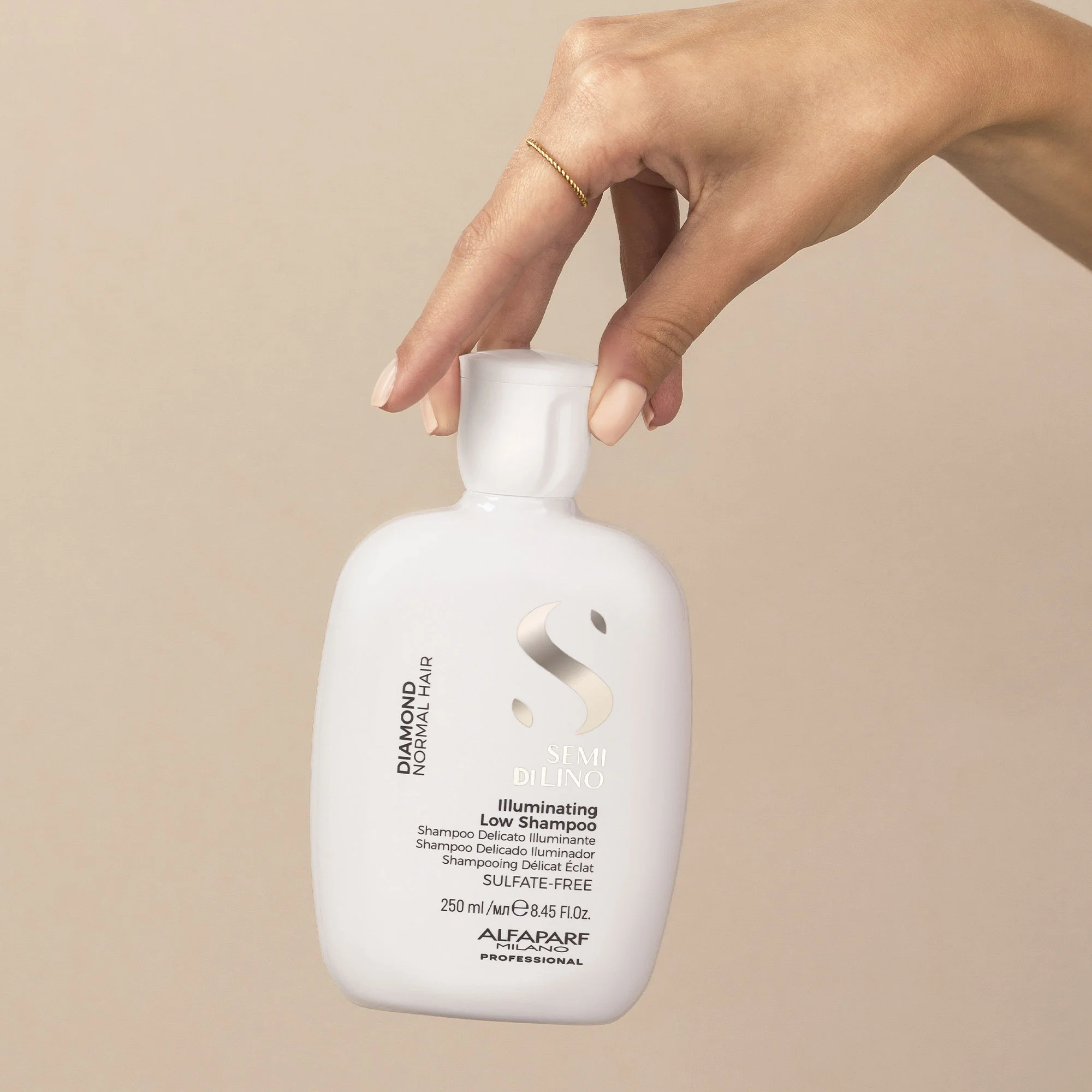 ALFAPARF MILANO Semi Di Lino Diamond Illuminating Low Shampoo | Various Sizes - Image 3
