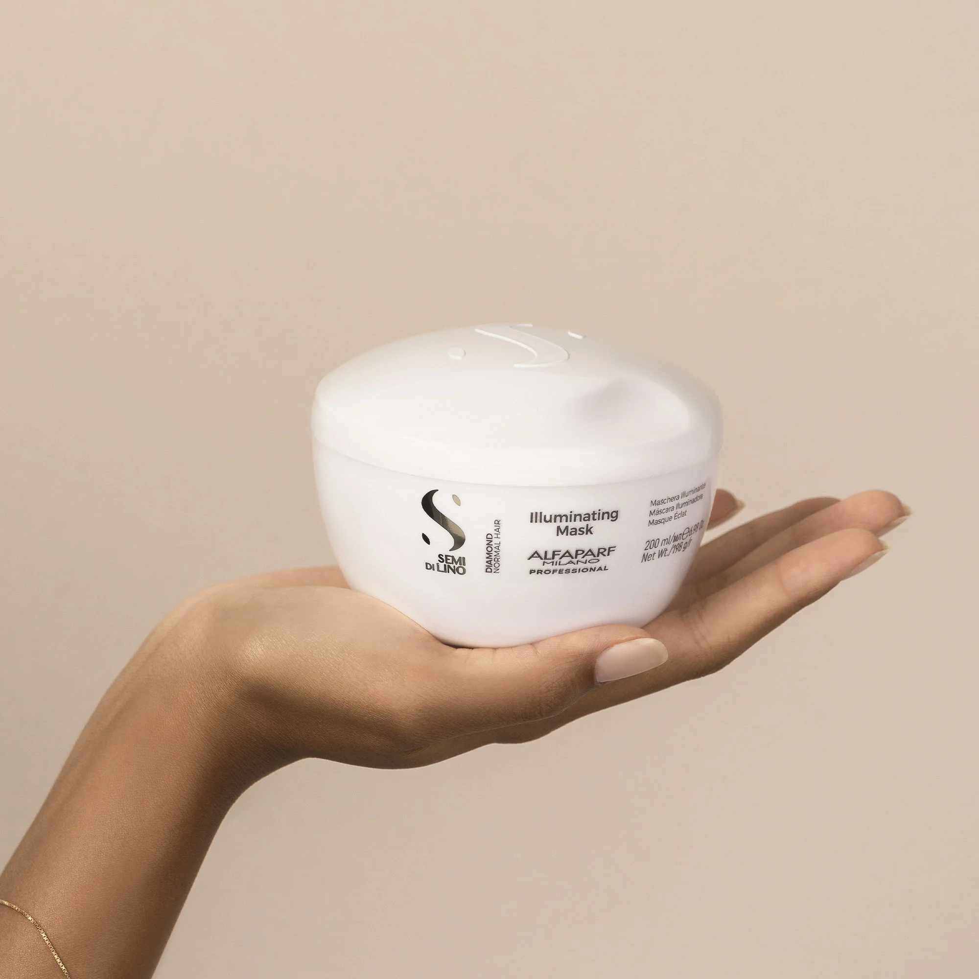 ALFAPARF MILANO Semi Di Lino Diamond Illuminating Mask | Various Sizes - Image 3