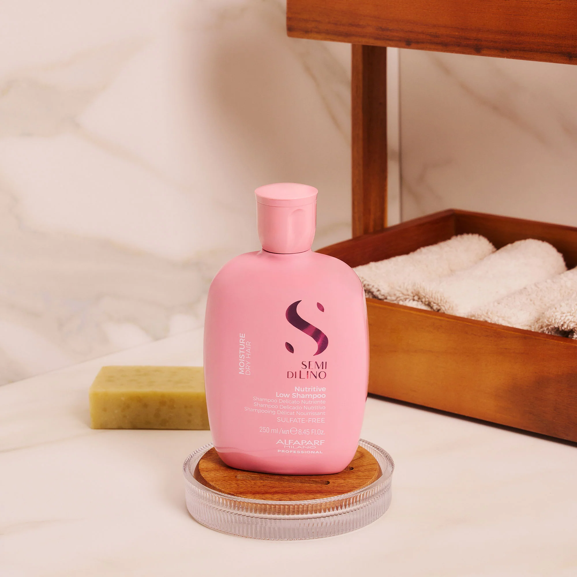 ALFAPARF MILANO Semi Di Lino Moisture Nutritive Low Shampoo | Various Sizes - Image 3