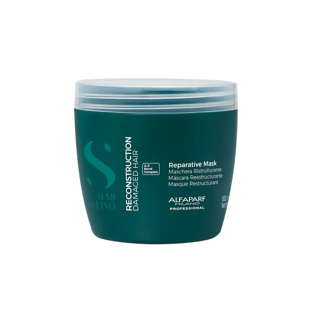 ALFAPARF MILANO Semi Di Lino Reconstruction Reparative Mask  |  Various Sizes - Image 2