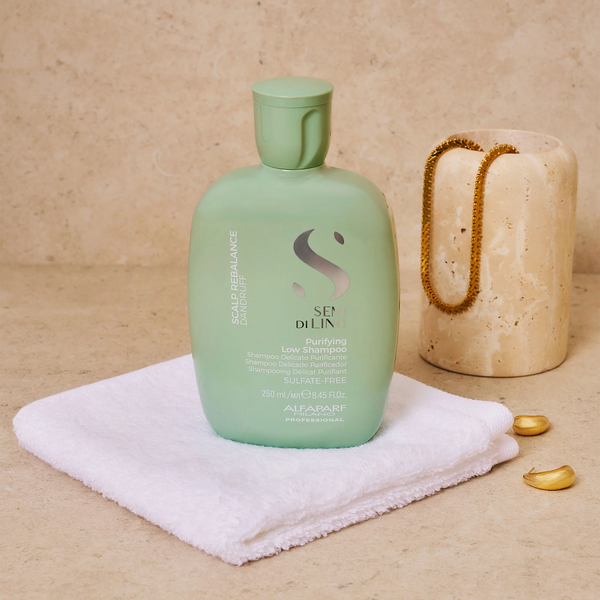 ALFAPARF MILANO Semi Di Lino Scalp Rebalance Dandruff Purifying Low Shampoo | Various Sizes - Image 5