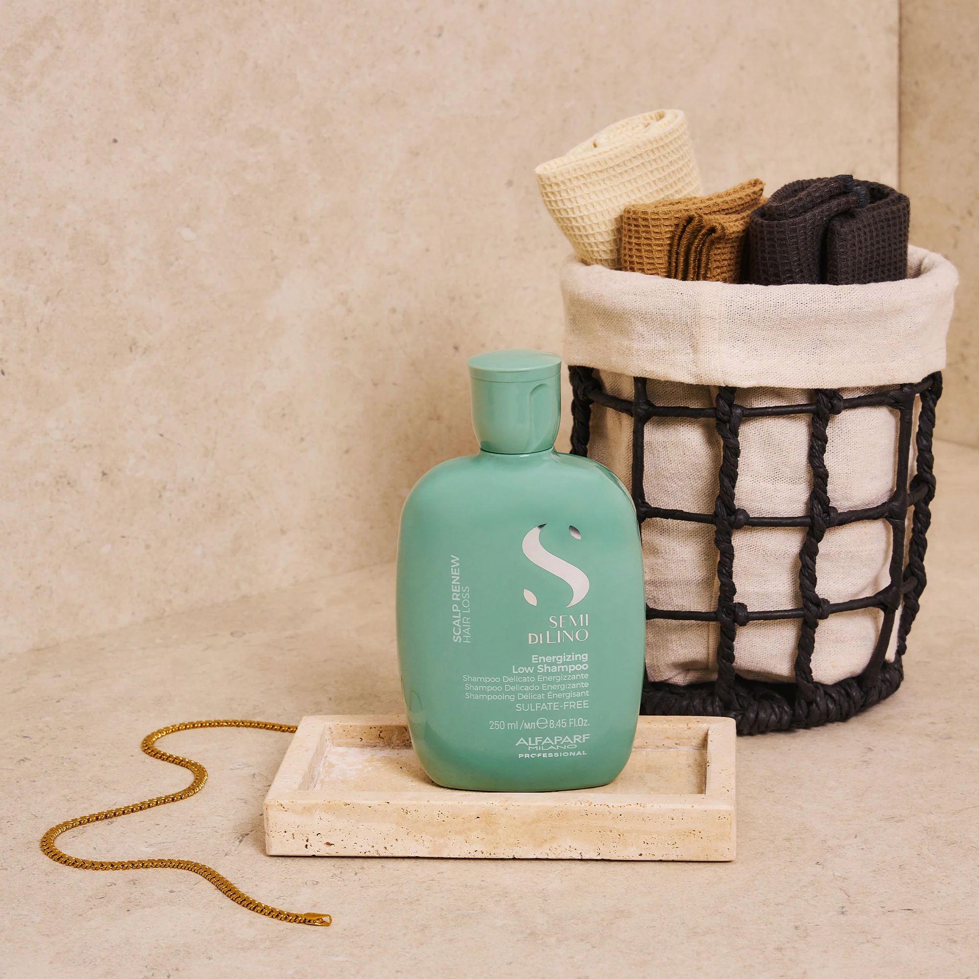 ALFAPARF MILANO Semi Di Lino Scalp Renew Hair Loss Energizing Low Shampoo | Various Sizes - Image 5