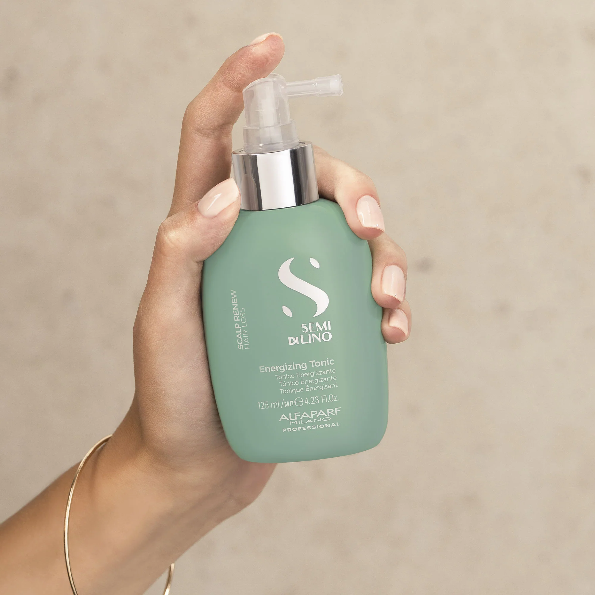 ALFAPARF MILANO SEMI DI LINO SCALP RENEW HAIR LOSS ENERGIZING TONIC 125ML - Image 2