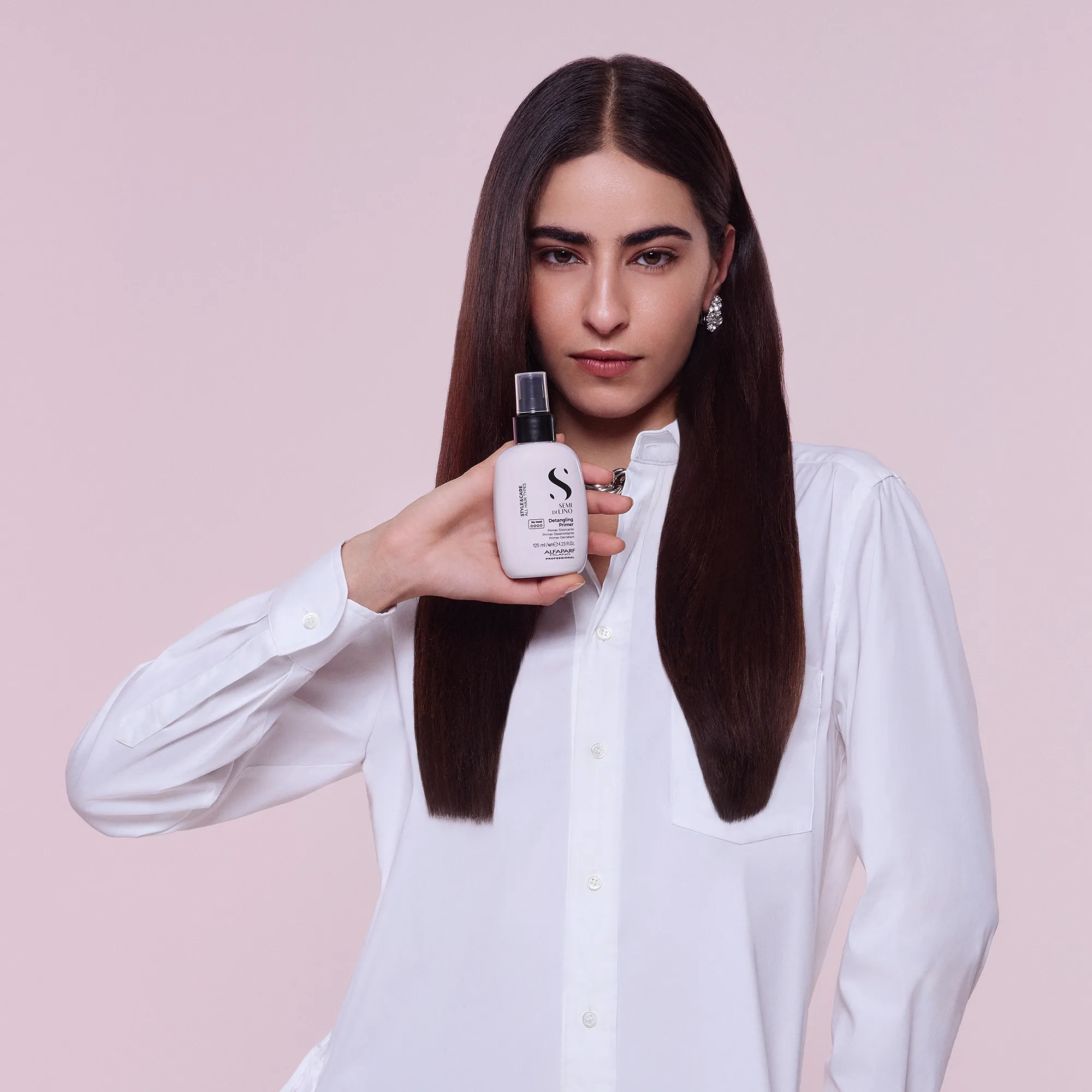 ALFAPARF MILANO SEMI DI LINO STYLE & CARE DETANGLING PRIMER 125ML - Image 2