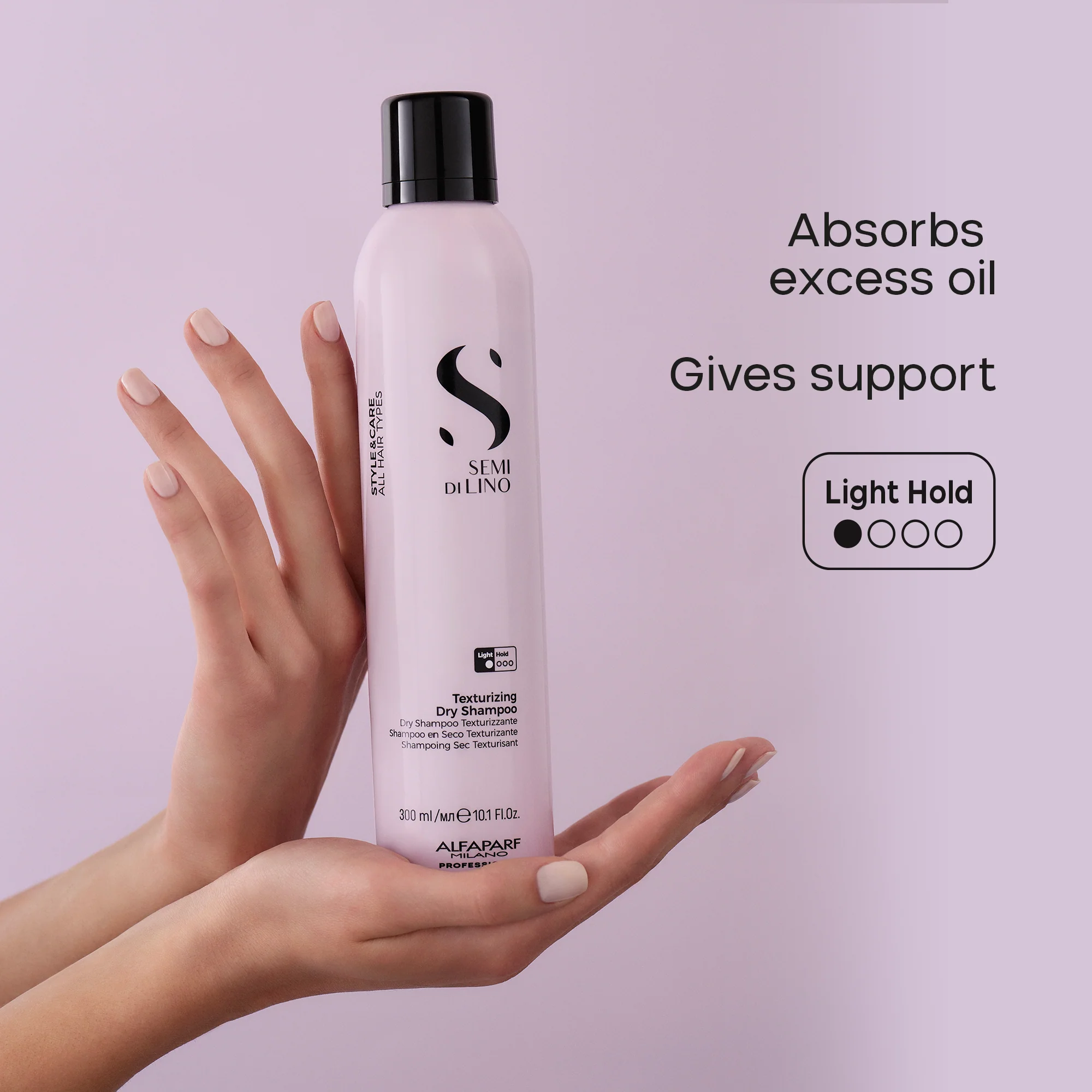ALFAPARF MILANO SEMI DI LINO STYLE & CARE TEXTURIZING DRY SHAMPOO 300ML - Image 2