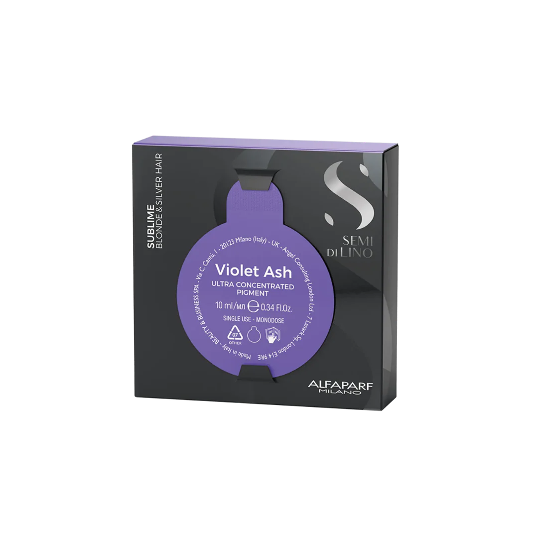 ALFAPARF MILANO SEMI DI LINO SUBLIME ULTRA CONCENTRATED PIGMENT 10ML VIOLET ASH