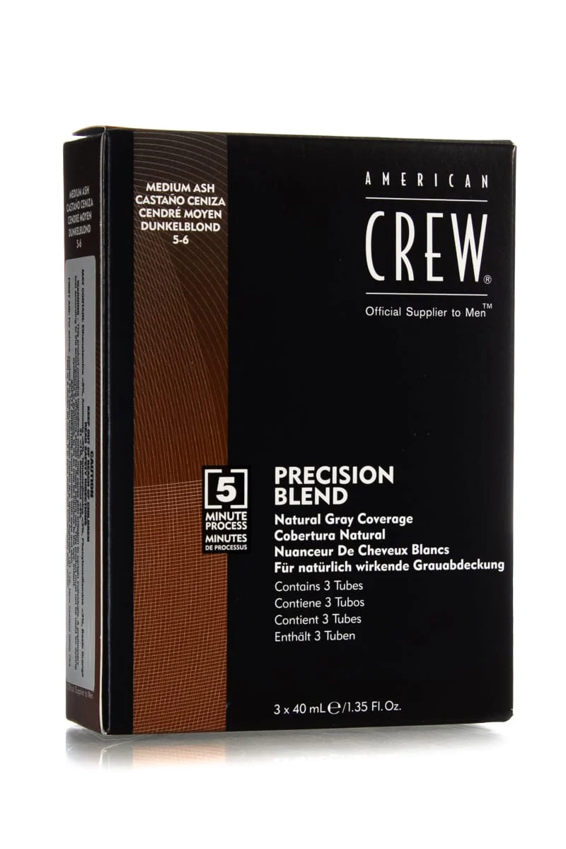AMERICAN CREW Precision Blend Natural Gray Coverage  |  3 X 40ml, Various Colours - Image 4