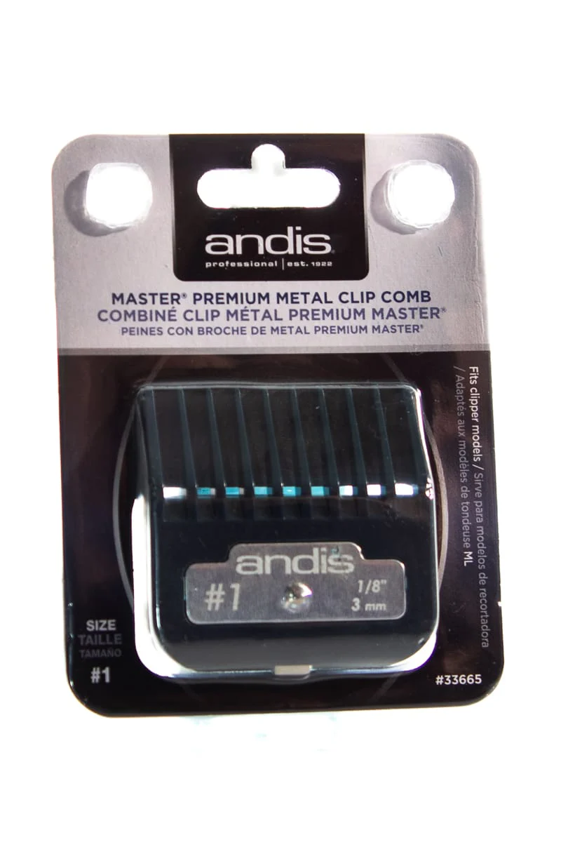 ANDIS Master Premium Metal Clip Comb - | Various Sizes - Image 3