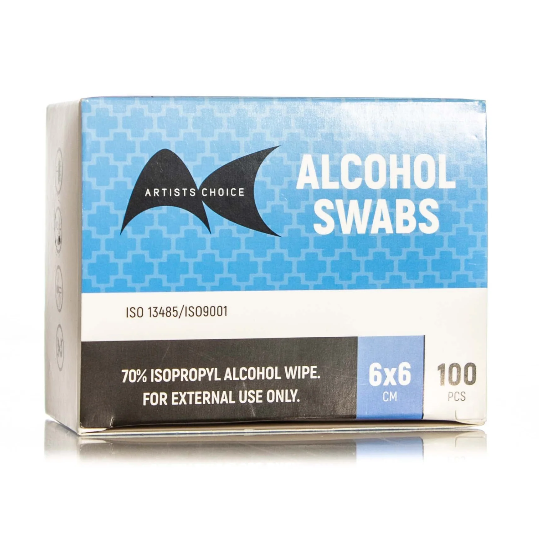 ARTIST CHOICE ALCOHOL WIPES (6 X 6) - 100 PACK