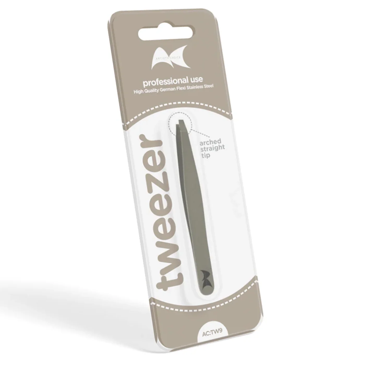 ARTISTS CHOICE ARCHED STRAIGHT TIP TWEEZER AC:TW9