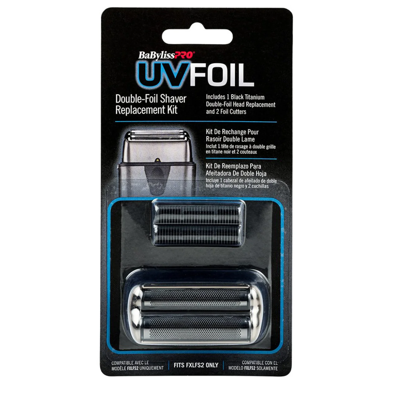 BABYLISS PRO UV FOIL DOUBLE FOIL SHAVER REPLACEMENT KIT