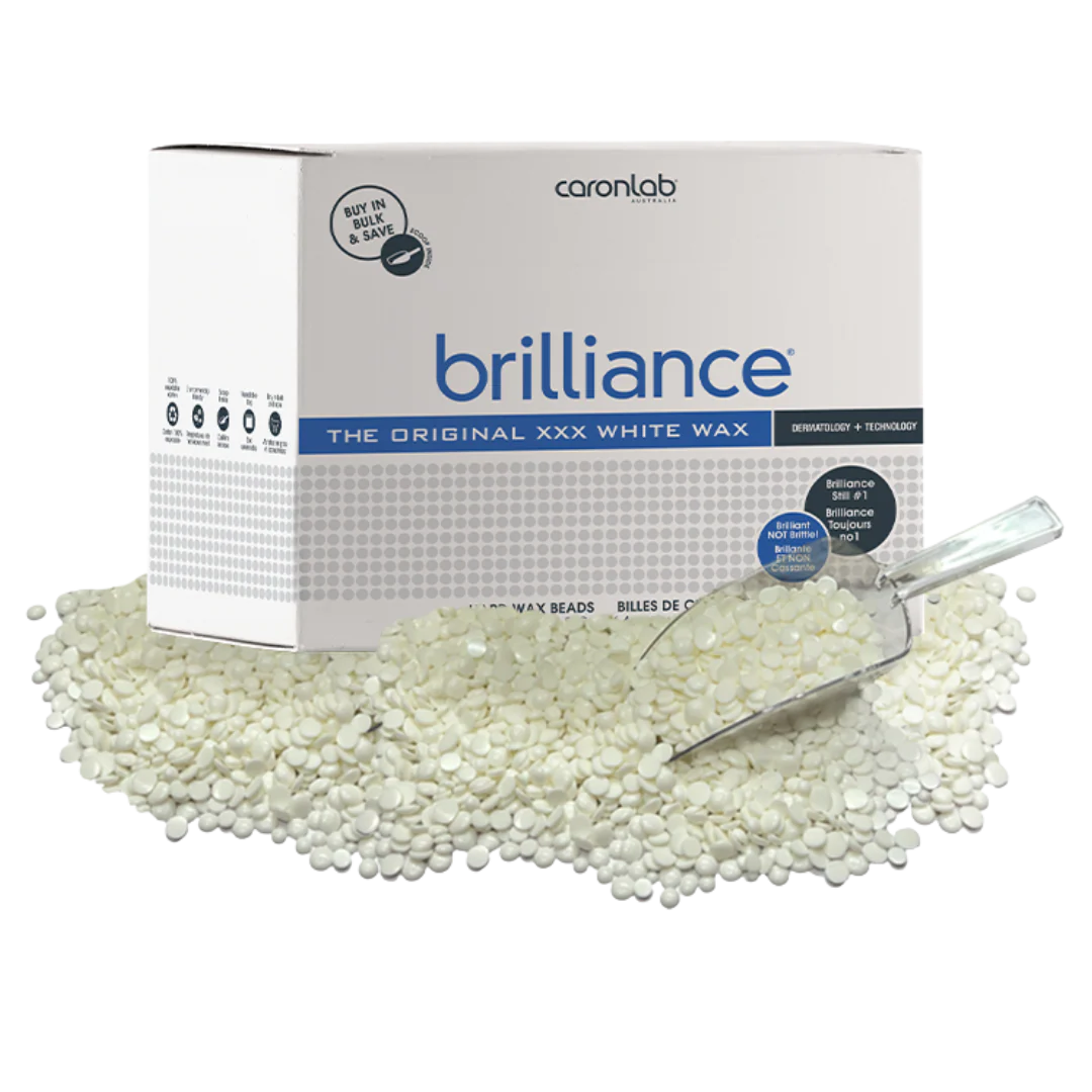 CARONLAB BRILLIANCE XXX WHITE HARD WAX BEADS BOX 5KG