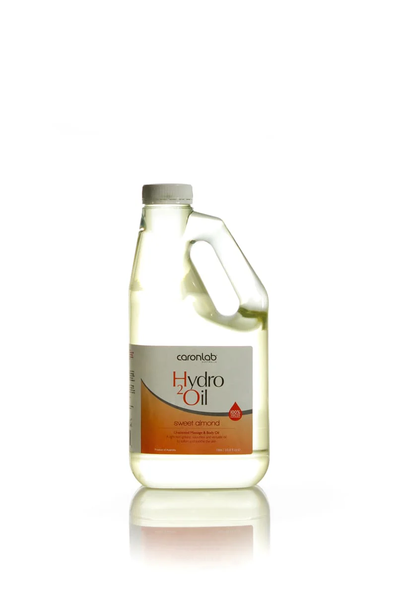CARONLAB Hydro 2 Oil Sweet Almond Unscented Massage & Body Oil | Various Sizes - Image 2