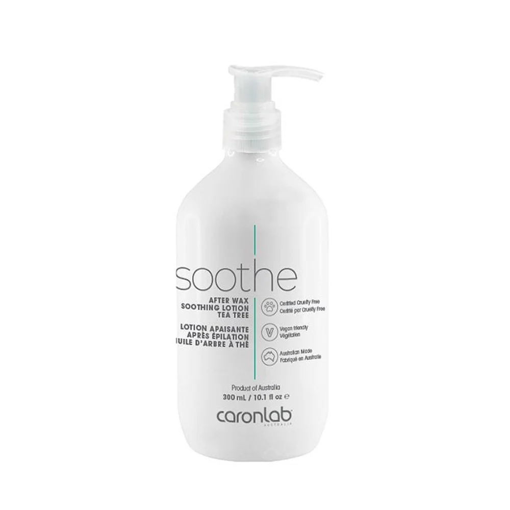 CARONLAB SOOTHE AFTER WAX SOOTHING LOTION 300ML - TEA TREE