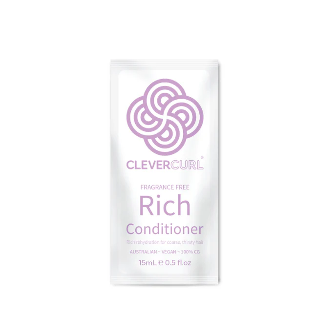 CLEVER CURL Fragrance Free Rich Conditioner | Various Sizes