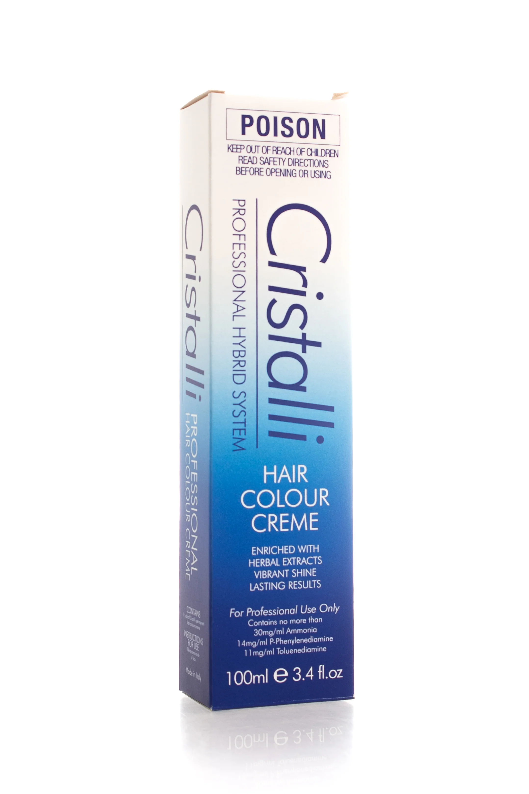 CRISTALLI HAIR COLOUR CREME 100ML .81 - Image 2