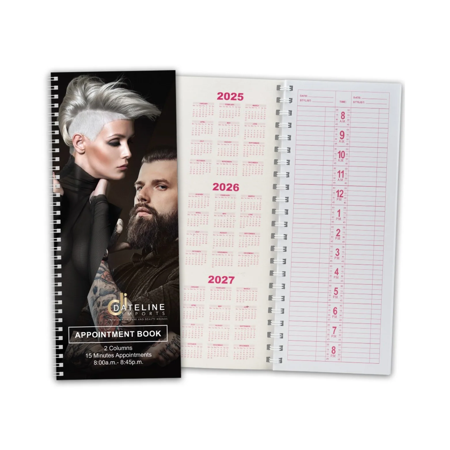 DATELINE PROFESSIONAL 2 COLUMN APPOINTMENT BOOK 50 PAGES