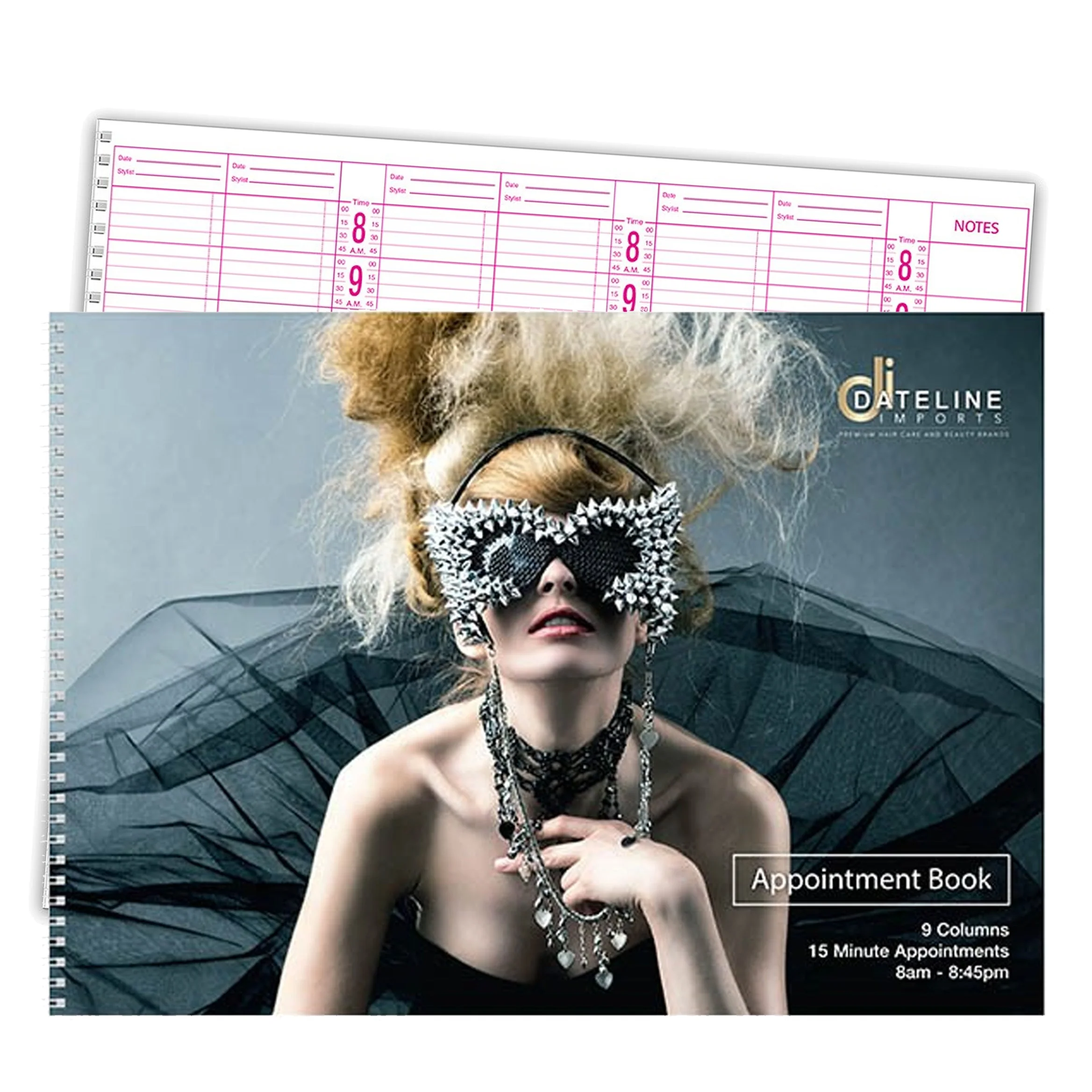 DATELINE PROFESSIONAL 9 COLUMN APPOINTMENT BOOK