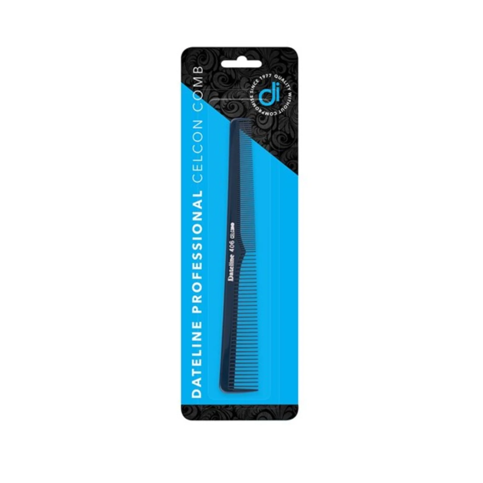 DATELINE CELCON 406 BARBERS COMB 20CM BLACK