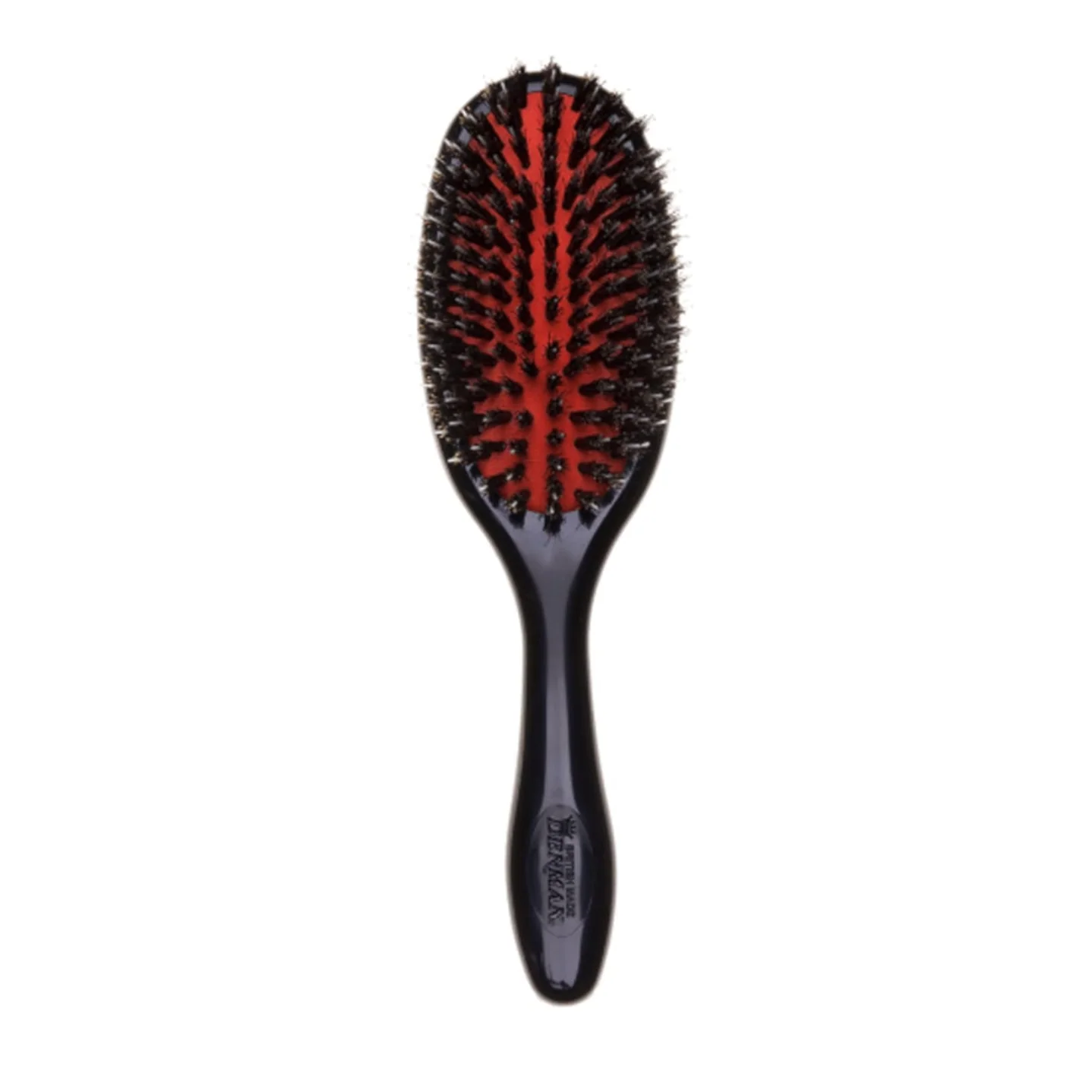 DENMAN D81S NATURAL BRISTLE NYLON QUILL SMALL BLACK BRUSH