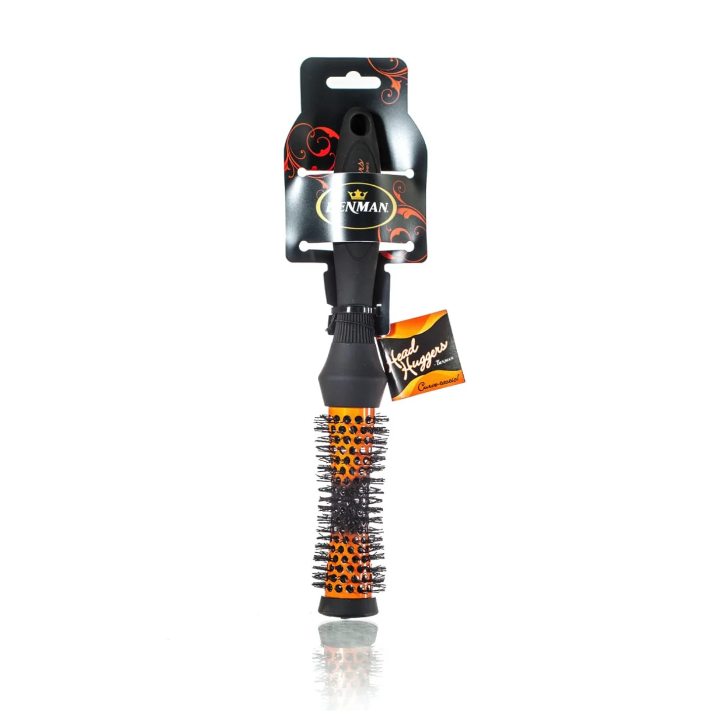 DENMAN DHH1 EXTRA SMALL HEAD HUGGER ORANGE BRUSH 25MM