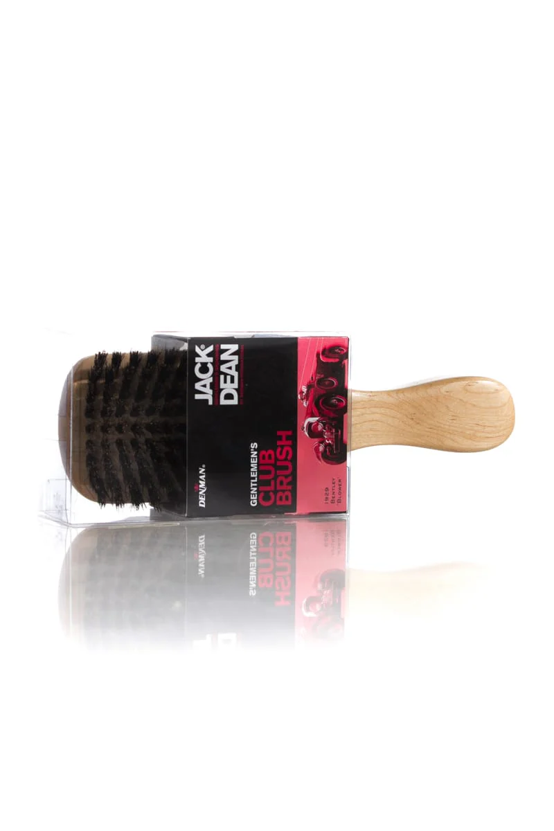 DENMAN JACK DEAN BEECHWOOD NATURAL BRISTLE CLUB BRUSH