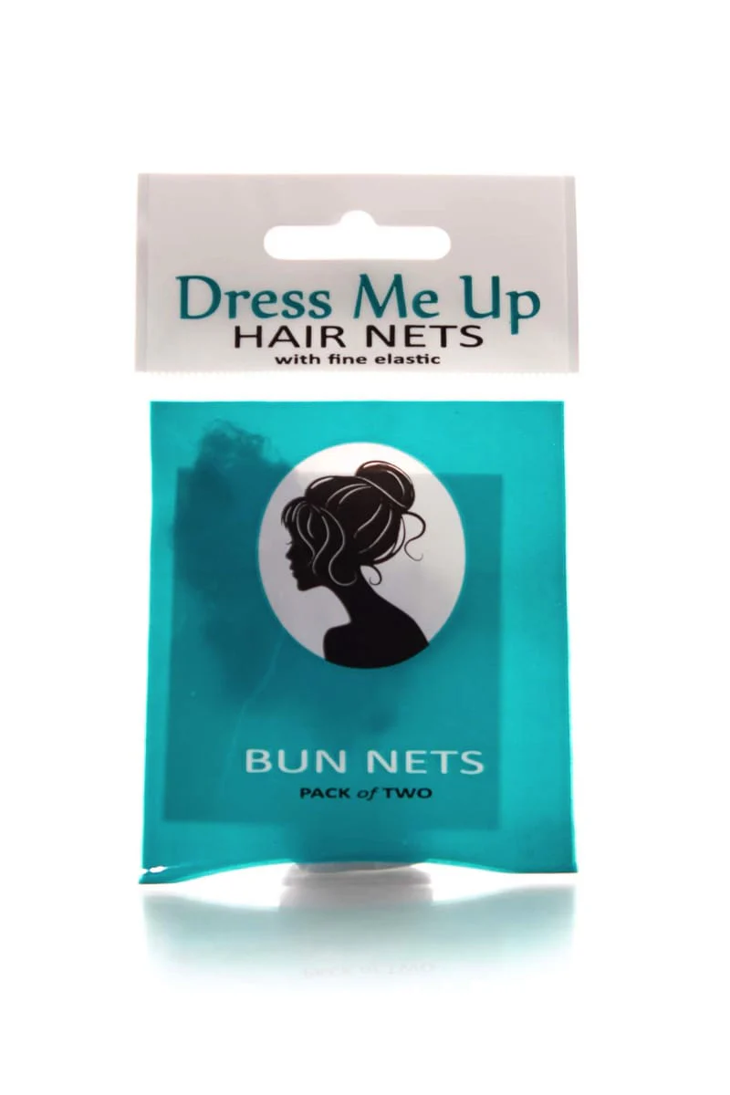 DRESS ME UP Bun Hair Nets 2 Pack | Various Colours - Image 2