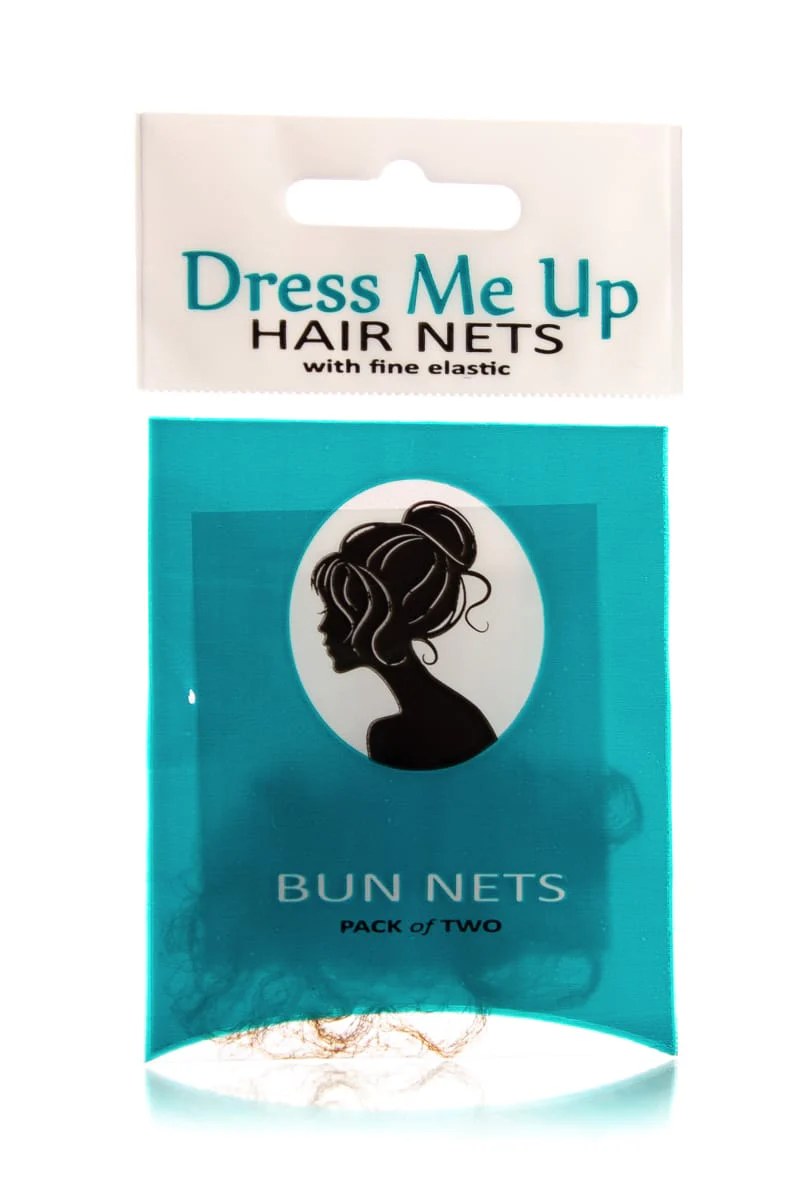 DRESS ME UP Bun Hair Nets 2 Pack | Various Colours - Image 3