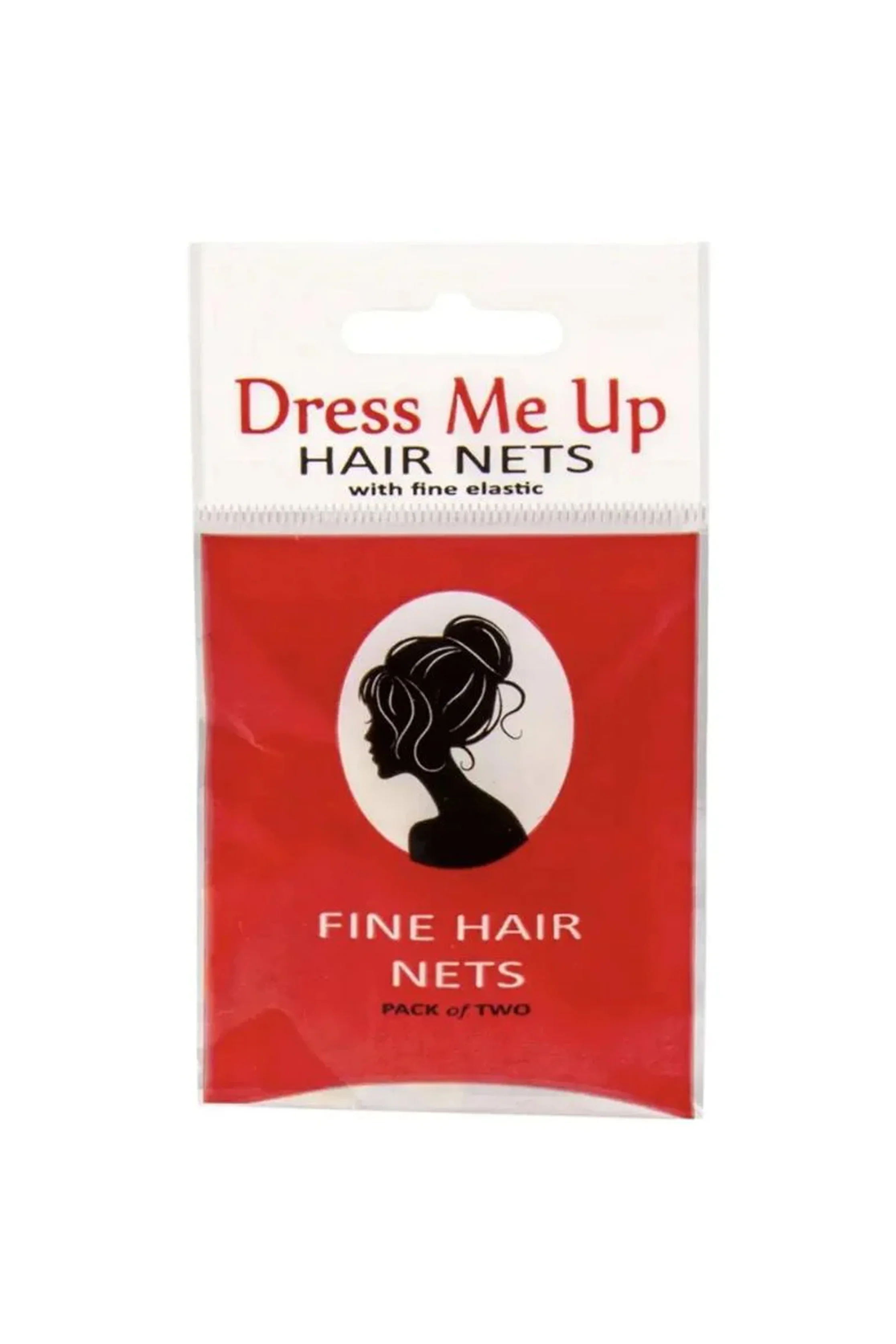 DRESS ME UP Fine Hair Nets 2 Pack | Various Colours