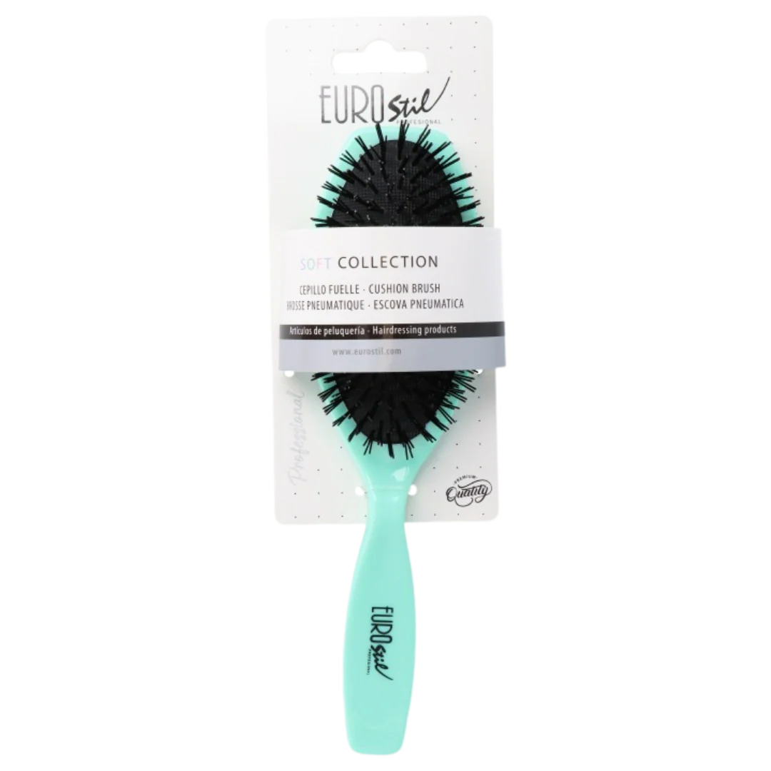 EUROSTIL OVAL CUSHION BRUSH SOFT COLLECTION - MIXED COLOURS - Image 2