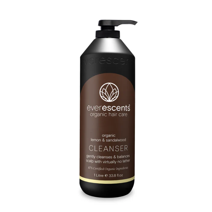 EVERESCENTS Organic Lemon & Sandalwood Cleanser | Various Sizes