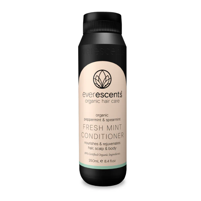 EVERESCENTS Organic Peppermint & Spearmint Fresh Mint Conditioner | Various Sizes - Image 2