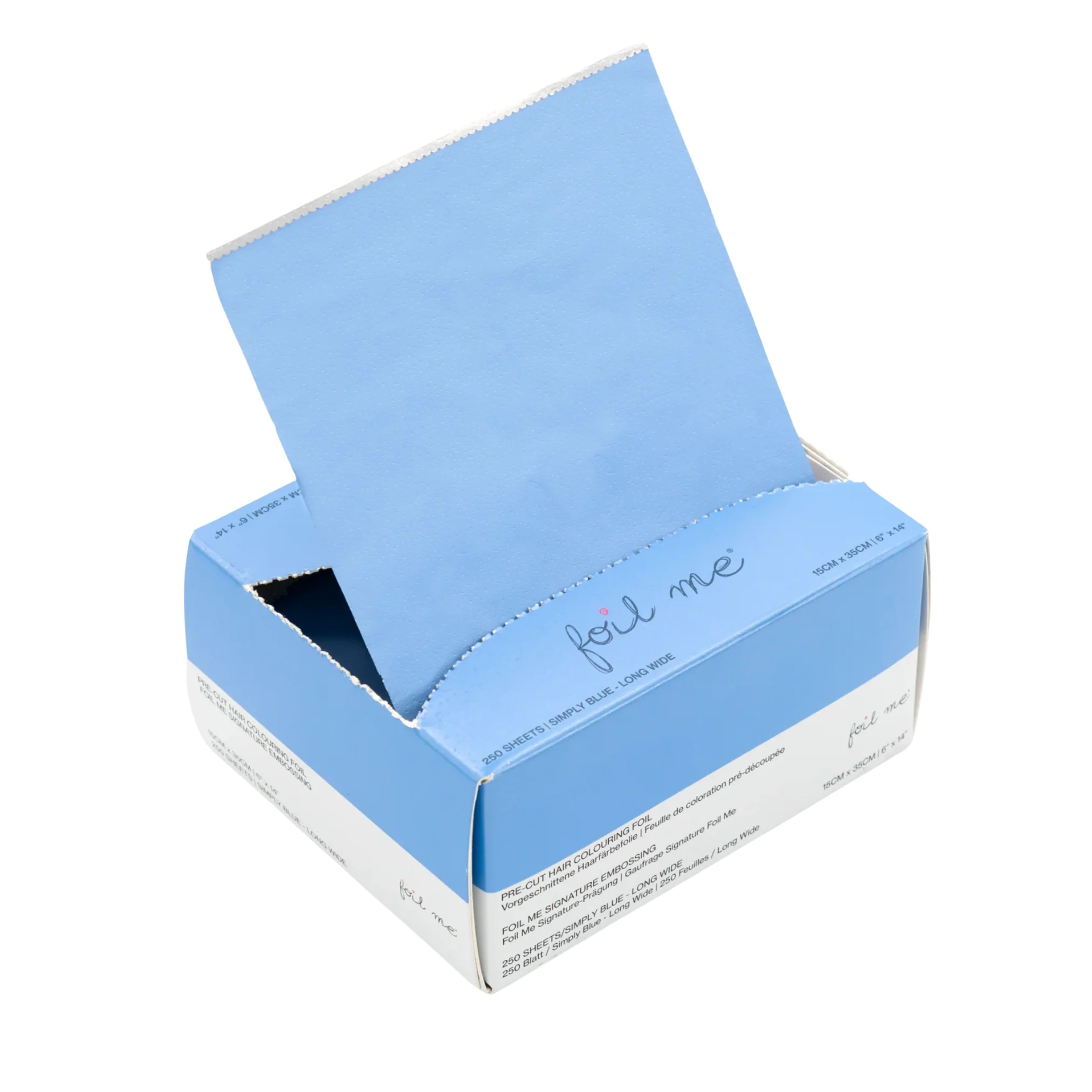 FOIL ME SIMPLY BLUE LONG WIDE 500 SHEETS