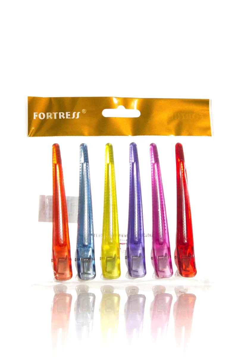 FORTRESS Plastic/Aluminium Clips 6 Pack | Various Sizes And Colours