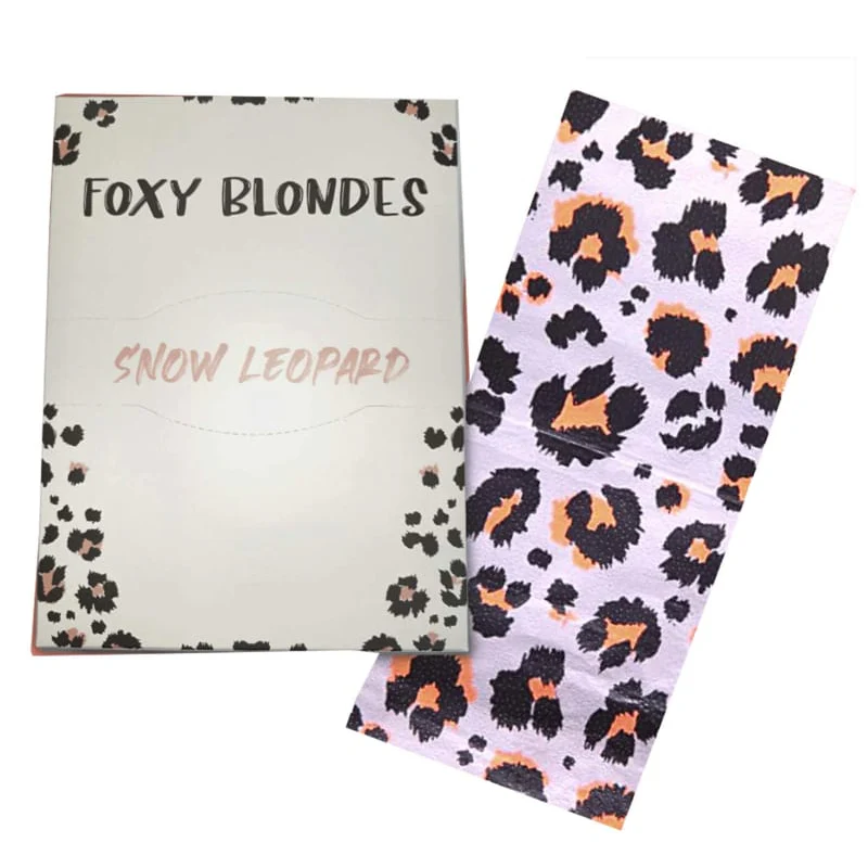 FOXY BLONDES SNOW LEOPARD FOIL - 40CM 250 SHEETS *CLEARANCE*