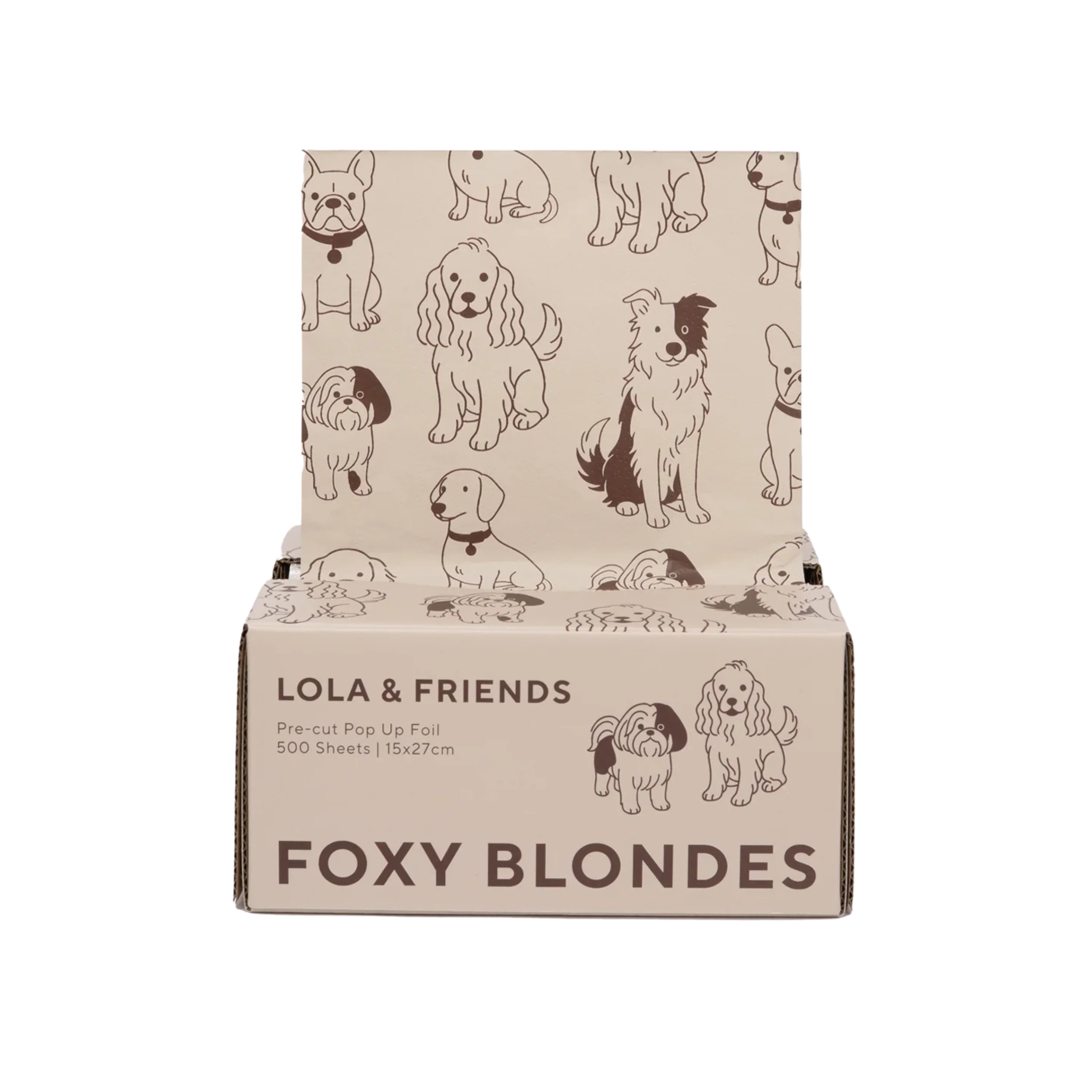 FOXY BLONDES LOLA & FRIENDS POP UP FOIL - 15 X 27CM 500 SHEETS